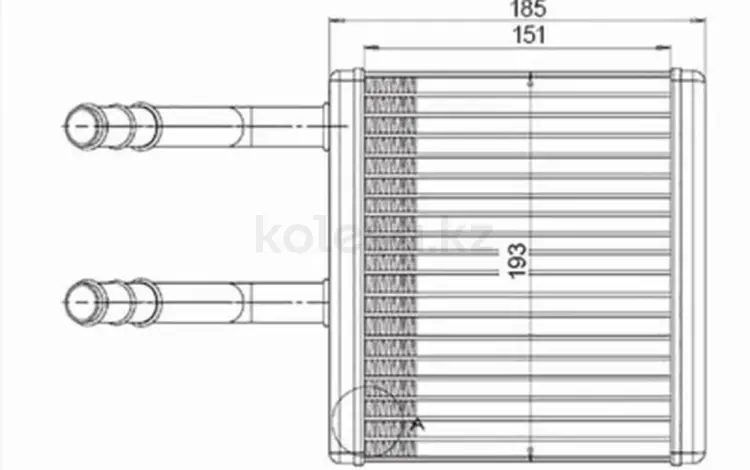 Радиатор отопителя салона за 16 200 тг. в Шымкент