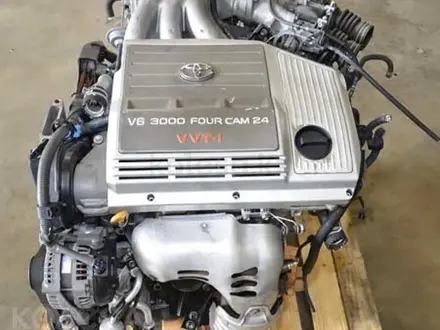Двигатель на Lexus RX300 (Лексус РХ300) 3.0л 1MZ-FE 2WD/4WDүшін124 000 тг. в Алматы – фото 2