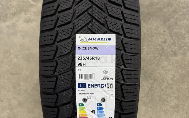 Michelin x ice Snow 235 45 18, липучки, 2025 Европа. за 120 000 тг. в Астана