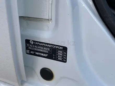 ВАЗ (Lada) Granta 2190 2022 года за 4 200 000 тг. в Астана – фото 5
