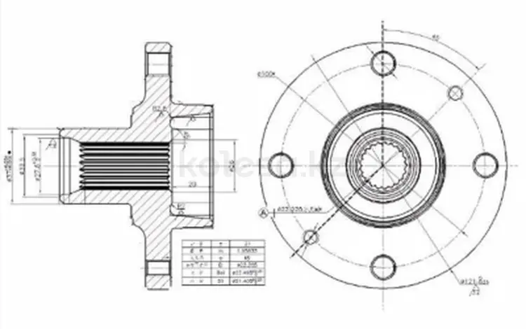 Ступица передняя за 4 200 тг. в Павлодар