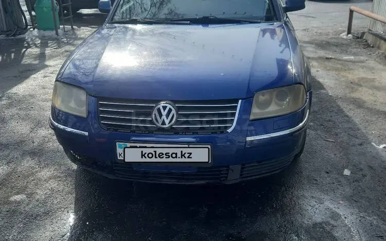 Volkswagen Passat 2002 годаүшін2 300 000 тг. в Алматы