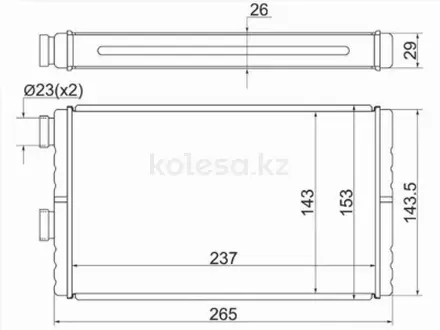 Радиатор печки за 9 400 тг. в Павлодар