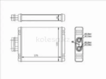 Радиатор печки за 9 450 тг. в Астана