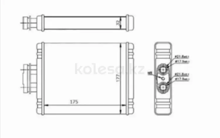 Радиатор печки за 10 250 тг. в Астана