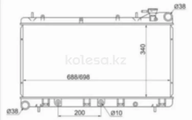 Радиатор двигателяfor23 500 тг. в Шымкент