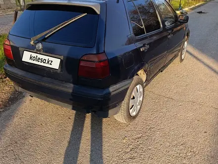 Volkswagen Golf 1992 года за 1 200 000 тг. в Абай (Келесский р-н) – фото 2