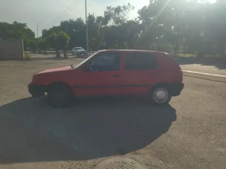 Volkswagen Golf 1993 года за 400 000 тг. в Тараз – фото 3