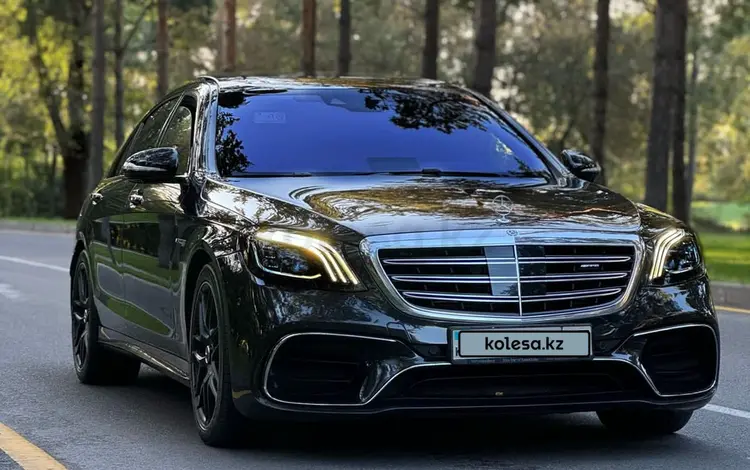 Mercedes-Benz S 63 AMG 2018 годаүшін61 800 000 тг. в Алматы