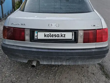 Audi 80 1990 года за 530 000 тг. в Талдыкорган – фото 4