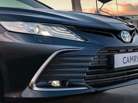 Хром ободок в передний бампер на Camry V75 2021-по (от полной комплектации) за 30 000 тг. в Астана – фото 5