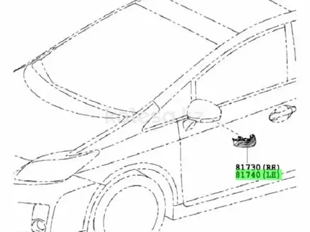 Повторители поворотов Toyota Prius за 12 500 тг. в Актобе – фото 2