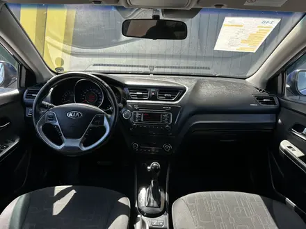Kia Rio 2015 года за 5 890 000 тг. в Актобе – фото 9