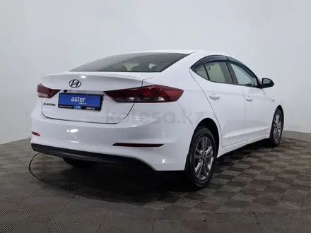 Hyundai Elantra 2017 года за 5 740 000 тг. в Астана – фото 5