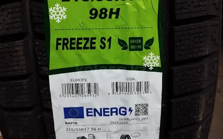 215/55R17 Rapid Freeze S1үшін34 000 тг. в Алматы