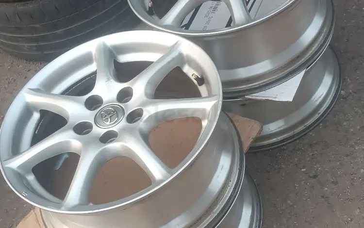 R-17 привозной оригинал TOYOTA 5*114, 3 идеал камри естима сиенна королла за 125 000 тг. в Алматы