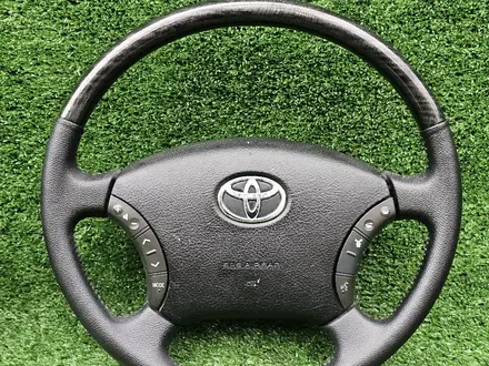 Руль Toyota дерево (косточка) с Airbag Prado 120/Camry/Alphard за 45 000 тг. в Алматы – фото 2