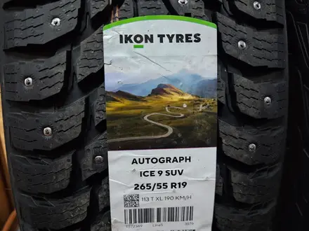 265/55R19 Ikon Autograph Ice9 (шип) за 500 000 тг. в Астана – фото 2