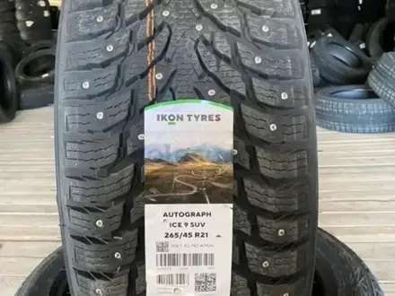 R21 265 45 Ikon Tyres (Nokian) Autograph Ice 9 SUV с шипами за 850 000 тг. в Астана