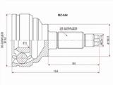 Шрус наружный, граната за 11 050 тг. в Талдыкорган