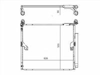 Радиатор кондиционераfor26 150 тг. в Астана