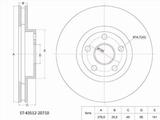 Диск тормозной передний за 10 250 тг. в Талдыкорган