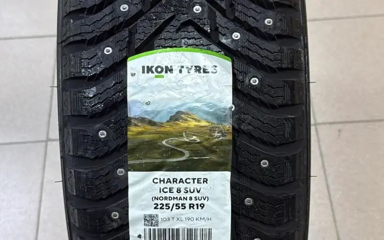 225 55 R19 зимние шины Ikon Character ice 8 бывший Nokian Nordman 8 за 70 000 тг. в Астана