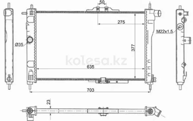 Радиатор двигателяfor14 900 тг. в Алматы