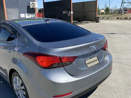 Hyundai Elantra 2015 года за 4 200 000 тг. в Атырау – фото 8