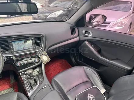 Kia K5 2013 года за 8 400 000 тг. в Алматы – фото 16