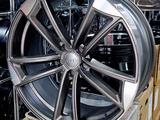 Литые диски Audi R21 5 112 9j et 35 cv 66.6 GM + polished lip. за 600 000 тг. в Уральск – фото 5