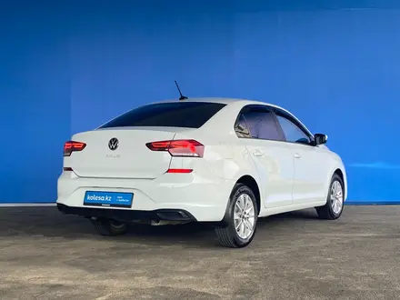 Volkswagen Polo 2021 года за 7 890 000 тг. в Шымкент – фото 3