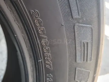 1 шт резина размер 265 65 17 Bridgestone за 25 000 тг. в Алматы – фото 3