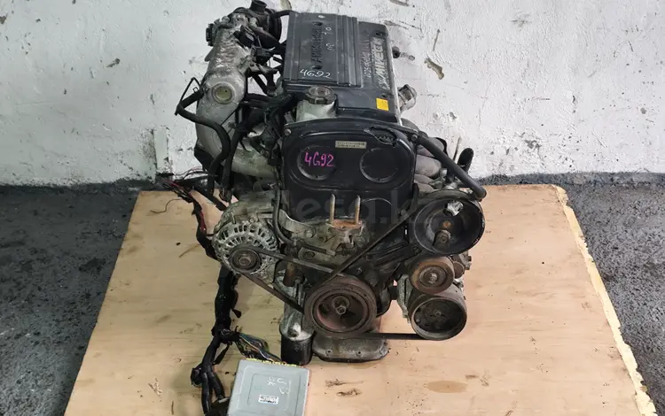 Двигатель 4G92 Mivec 1.6 170лс Mitsubishi Mirage Lancer MMC Мираж Ланцер за 460 000 тг. в Караганда