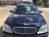 Mercedes-Benz S 320 2002 годаүшін3 500 000 тг. в Актау – фото 2