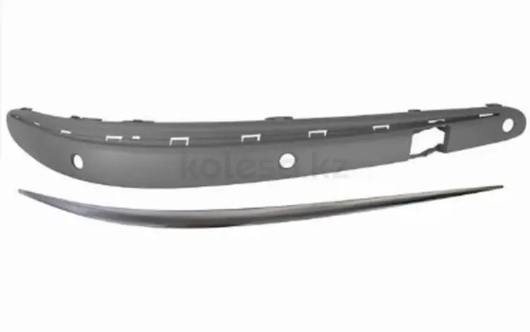 Молдинг бампера Mercedes-Benz E-Class 02-06 (Спереди/Справа/AVANTGARDE) за 13 850 тг. в Талдыкорган