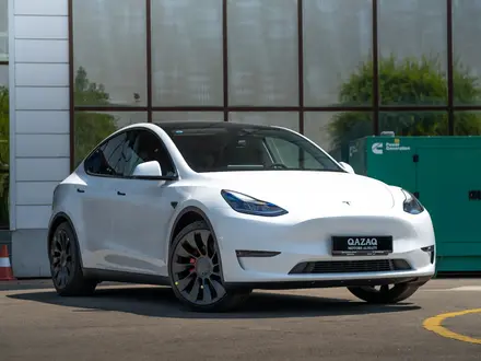 Tesla Model Y 2022 года за 14 500 000 тг. в Алматы – фото 2