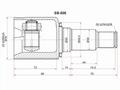 Шрус, граната внутренняя правая за 11 650 тг. в Алматы