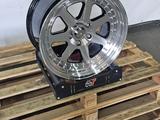Work mugen m7 7028 R18 9, 5J 5x114, 3 ET20 ЦО73, 1 Black Face + Polish Lip за 320 000 тг. в Алматы – фото 3