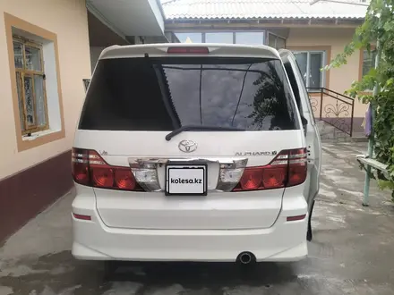 Toyota Alphard 2007 года за 9 500 000 тг. в Туркестан – фото 4