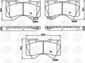 Колодки передние Toyota Land Cruiser VII (J200) (07-17) за 6 000 тг. в Алматы – фото 2