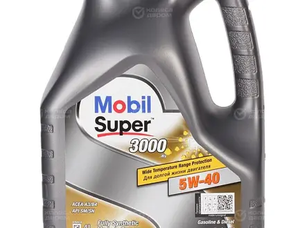 Моторное масло Mobil Super 3000 5W-40, 4л за 23 000 тг. в Караганда