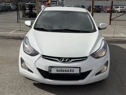 Hyundai Elantra 2015 года за 6 500 000 тг. в Караганда – фото 2