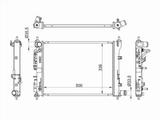 Радиатор Двигателя за 28 850 тг. в Алматы