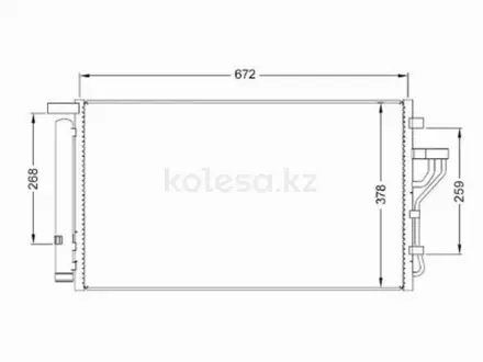 Радиатор кондиционера за 5 220 тг. в Караганда