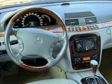 Mercedes-Benz S 320 1999 годаүшін4 200 000 тг. в Актобе – фото 5