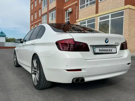 BMW 520 2014 года за 9 490 000 тг. в Костанай – фото 10