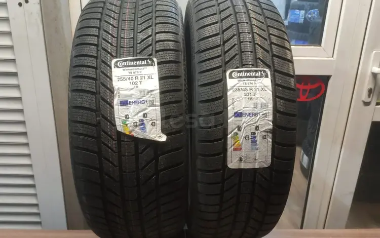 Continental ContiWinterContact TS 870 235/45 R21 и 255/40 R21үшін950 000 тг. в Алматы