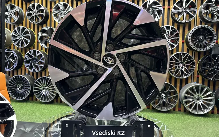 Диски Hyundai Kia R-18*5*114.3 цвет черный мат в наличии Astana за 248 000 тг. в Астана