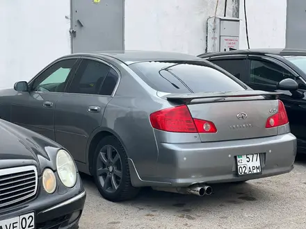 Infiniti G35 2005 года за 2 800 000 тг. в Алматы – фото 3